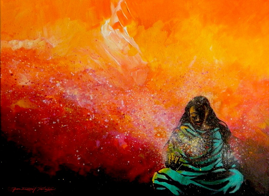 A woman's rising within! By Ras Elijah Tafari. 300.00 16x20