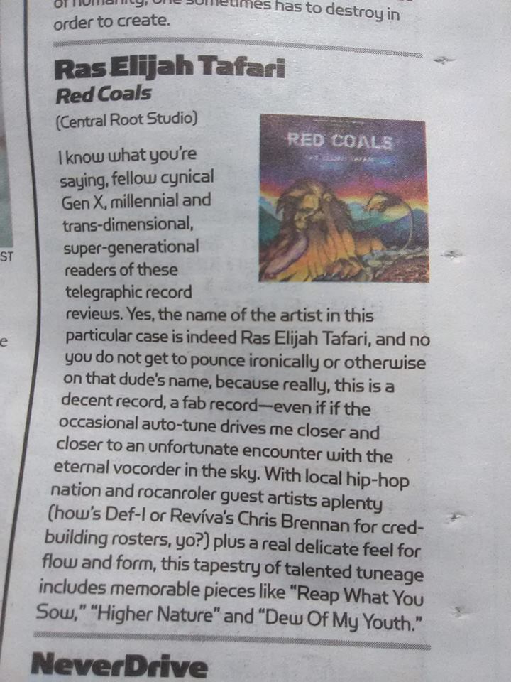 Albi Review of "Red Coals" Album