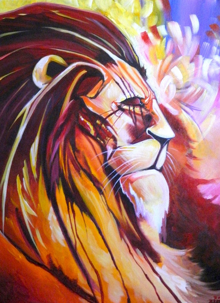 "Thoughtful Lion" by Ras Elijah Tafari