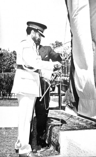 Emperor Haile Selassie I with a Rod of Iron.