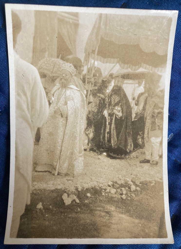 Original photo of Emperor Haile Selassie Coronation 1x2"
