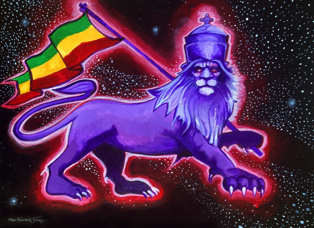 " Purple Lion of Judah "