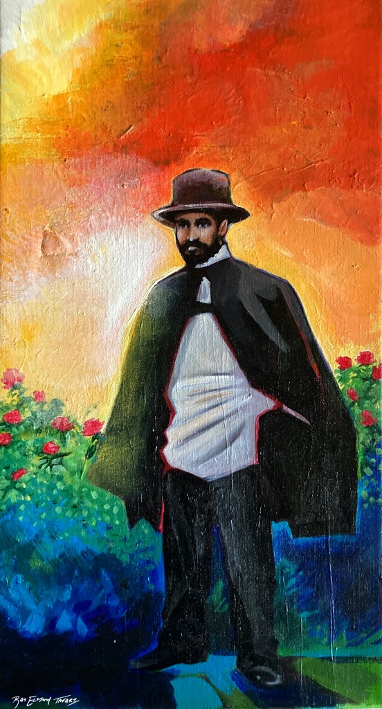 " Selassie in the Rose Garden "