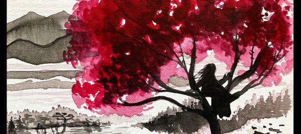 Girl in a Red Tree.