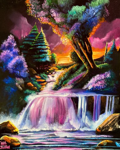 Black Waterfall $300